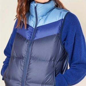 Outerknown Packable Puffer Vest | Responsibly Sourced | Blue | Medium | NWOT